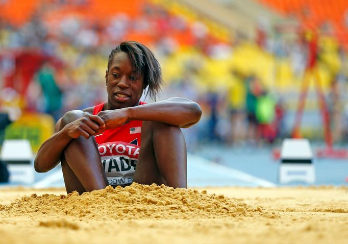 Sedmibojařka Bettie Wadeová na MS v Moskvě 2013