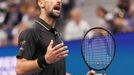 Novak Djokovič v utkání 3. kola US Open 2025