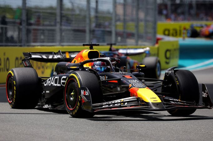 Max Verstappen v Red Bullu ve sprintu v rámci VC Miami F1 2024