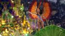 Queen of Carnival Evelyn Bastos takes part in a parade with the Mangueira samba school during the annual carnival parade in Rio de Janeiro's Sambadrome, February 11, 2013. REUTERS/Ricardo Moraes (BRAZIL - Tags: SOCIETY) Published: Úno. 12, 2013, 1:43 dop.