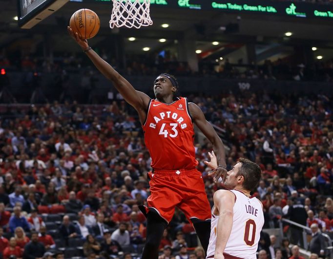 Pascal Siakam a Kevin Love