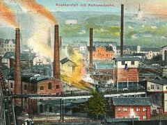 Downtown Ostrava one hundred years ago