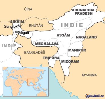 Mapa - Indie