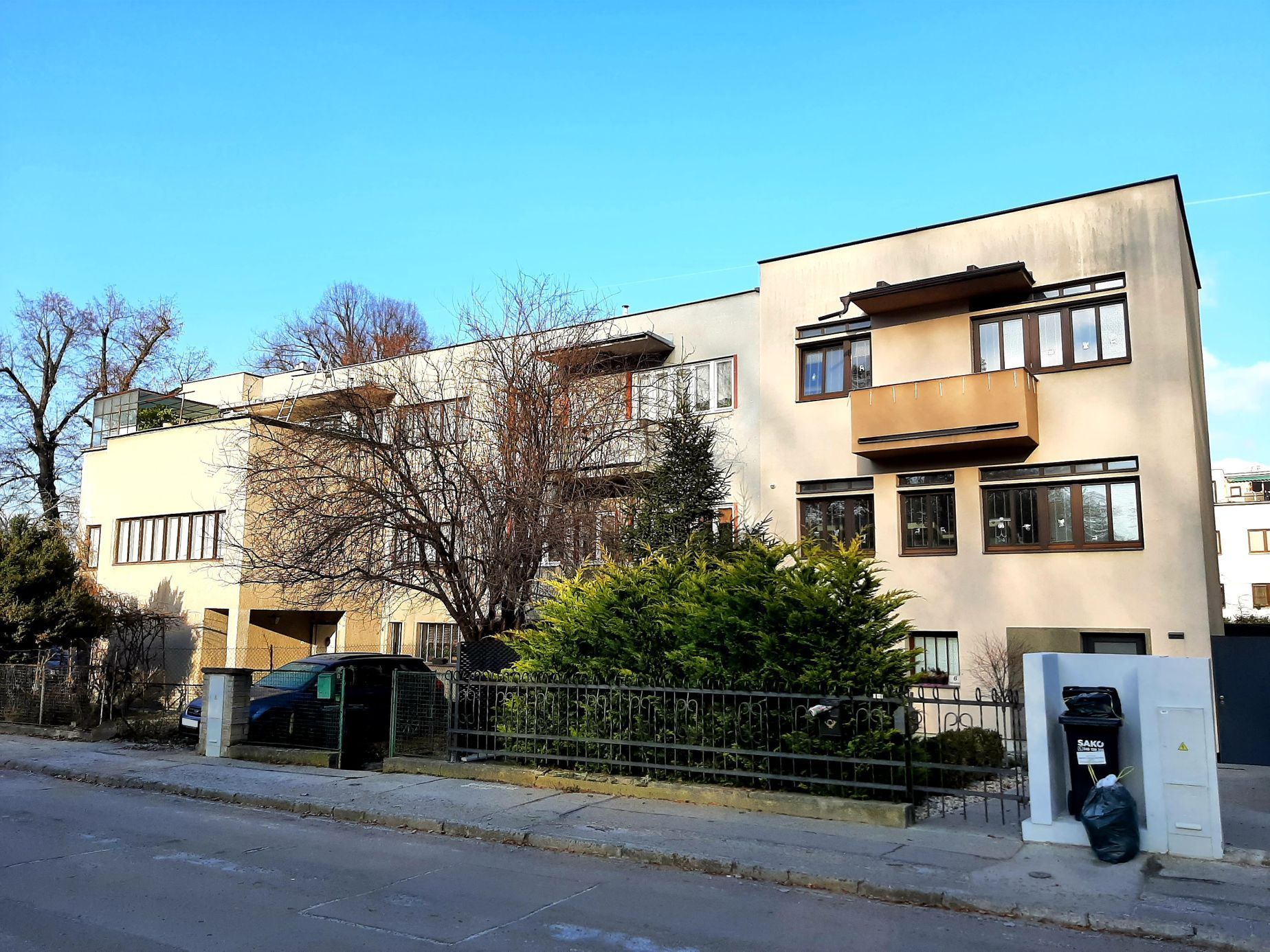 Brno Pisárky, Masarykova čtvrť, vily