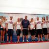Phelps a americký tým plavců, trénink na olympiádě v Londýně 2012