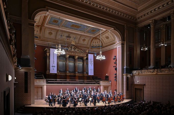 Snímek z nedělního koncertu.