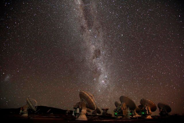 Vesmírná observatoř ALMA v Chile