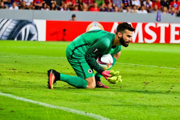 EL, Plzeň-AS Řím: Alisson Becker