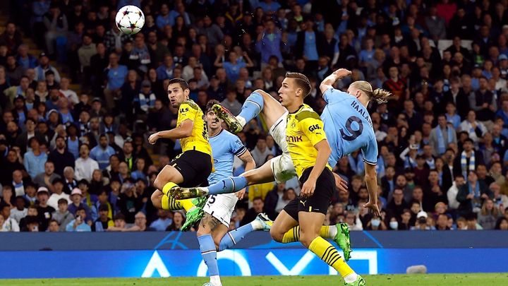 Haaland akrobaticky zařídil City výhru nad Dortmundem, Real zdolal Lipsko; Zdroj foto: Reuters