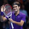 Roger Federer po výhře nad Andym Murraym v semifinále Turnaje mistrů