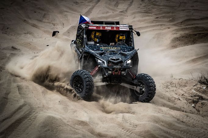 Olga Roučková na Rallye Dakar 2019.