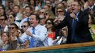 Britský premiér David Cameron na finále Wimbledonu 2013