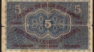 První bankovky z roku 1919.