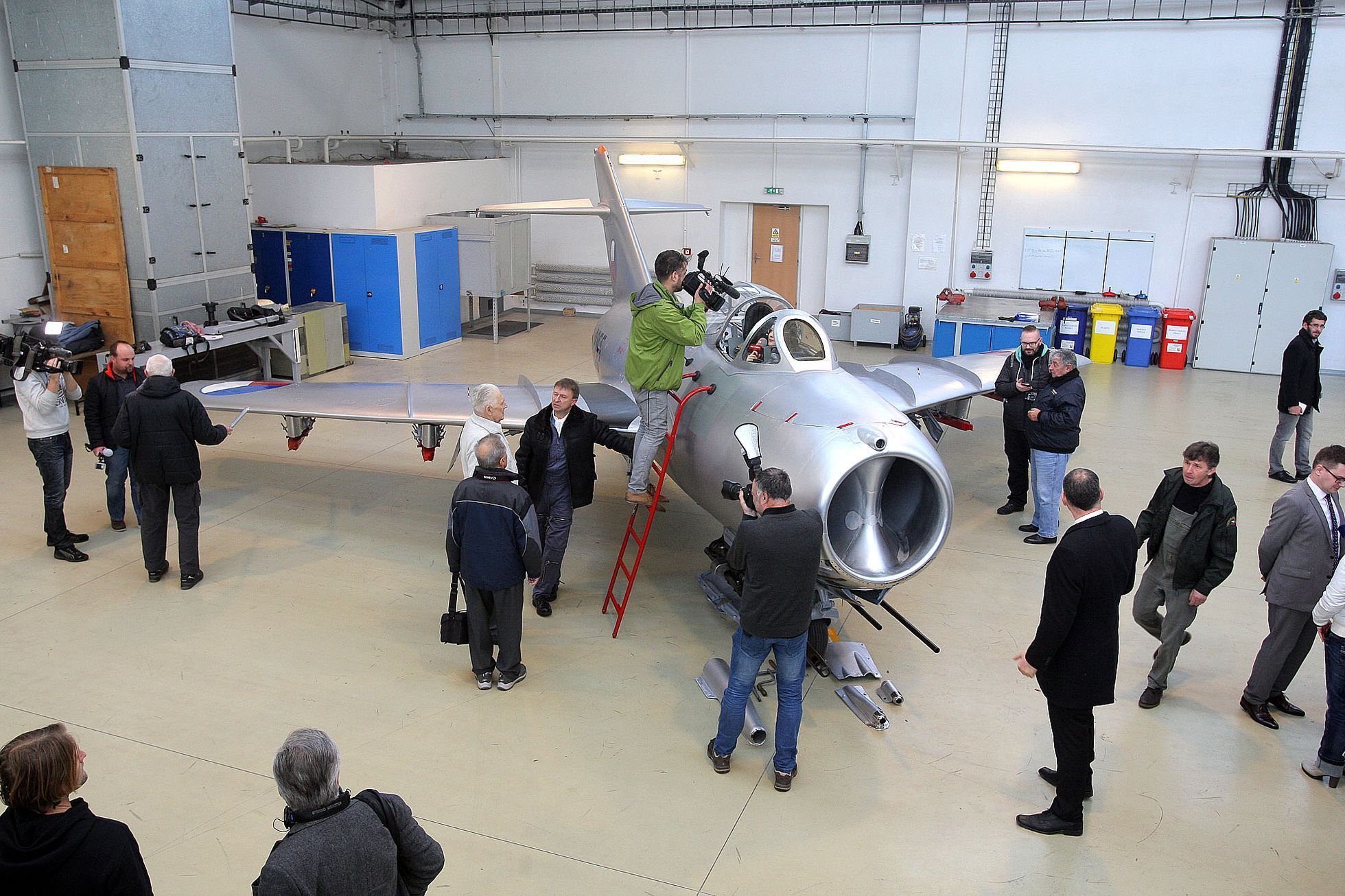 Mig 15bis SB předán po renovaci do leteckého muzea