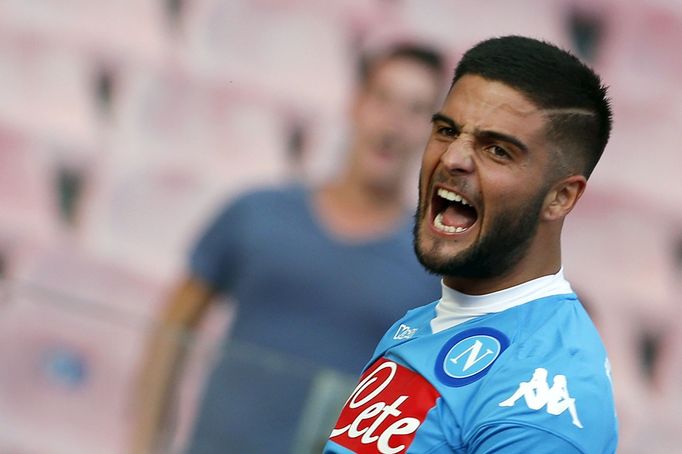 Lorenzo Insigne slaví gól Neapole