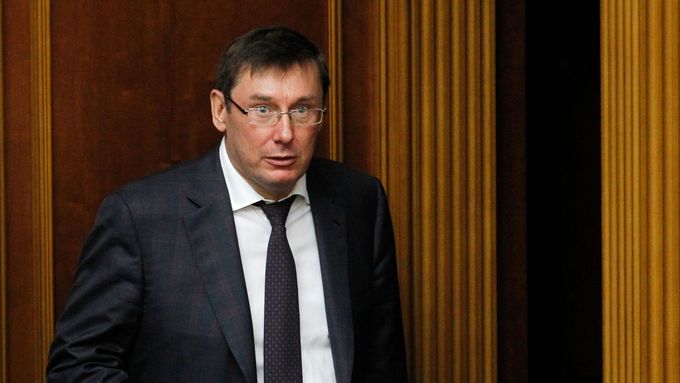Končící ukrajinský generální prokurátor Jurij Lucenko.