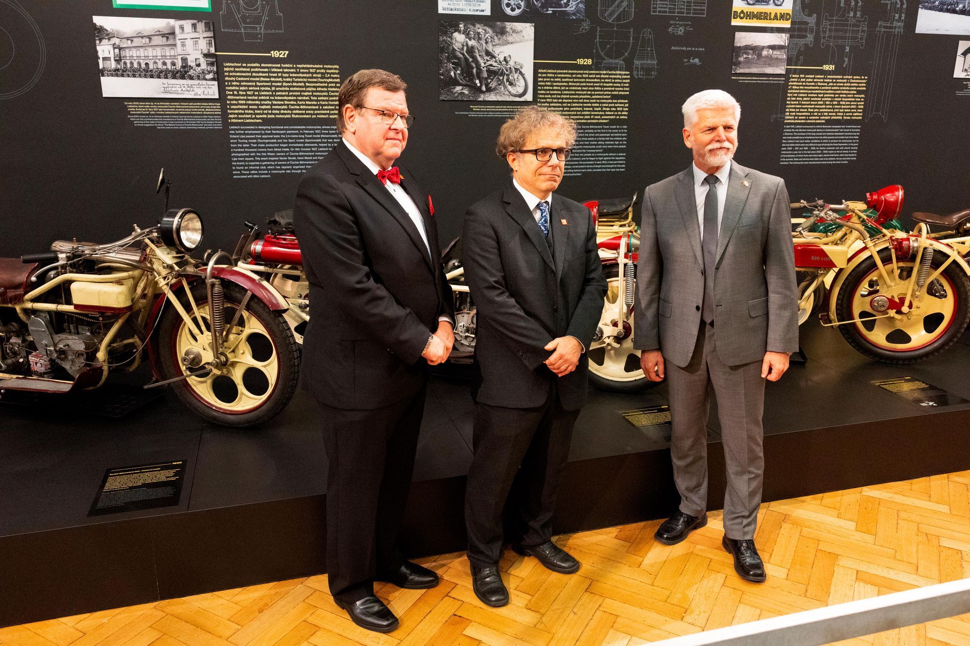 Otevření výstavy Čechie-Böhmerland Petr Pavel