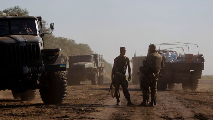 Ukrajinská armáda u Luhansku, ilustrační foto.