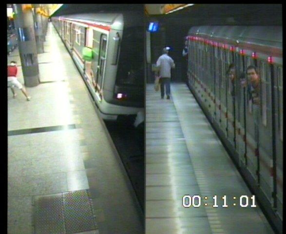 Napadení v metru ve stanici Rajská Zahrada