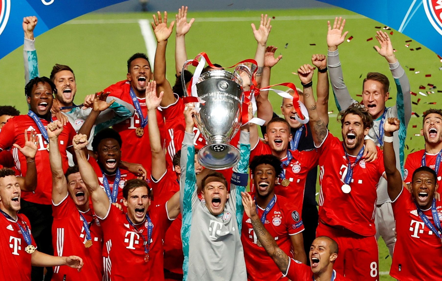 Nejhezčí fotky Reuters 2020 - Bayern Mnichov, vítězové fotbalové Ligy mistrů