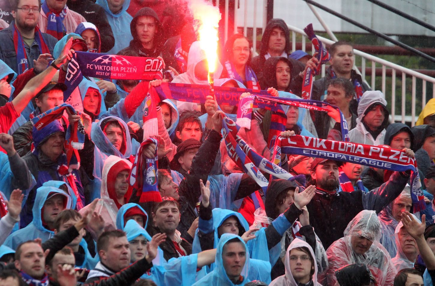 Fotbal, Gambrinus liga, Hradec Králové - Plzeň: fanoušci Plzně