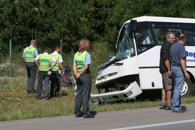 Havárie autobusu