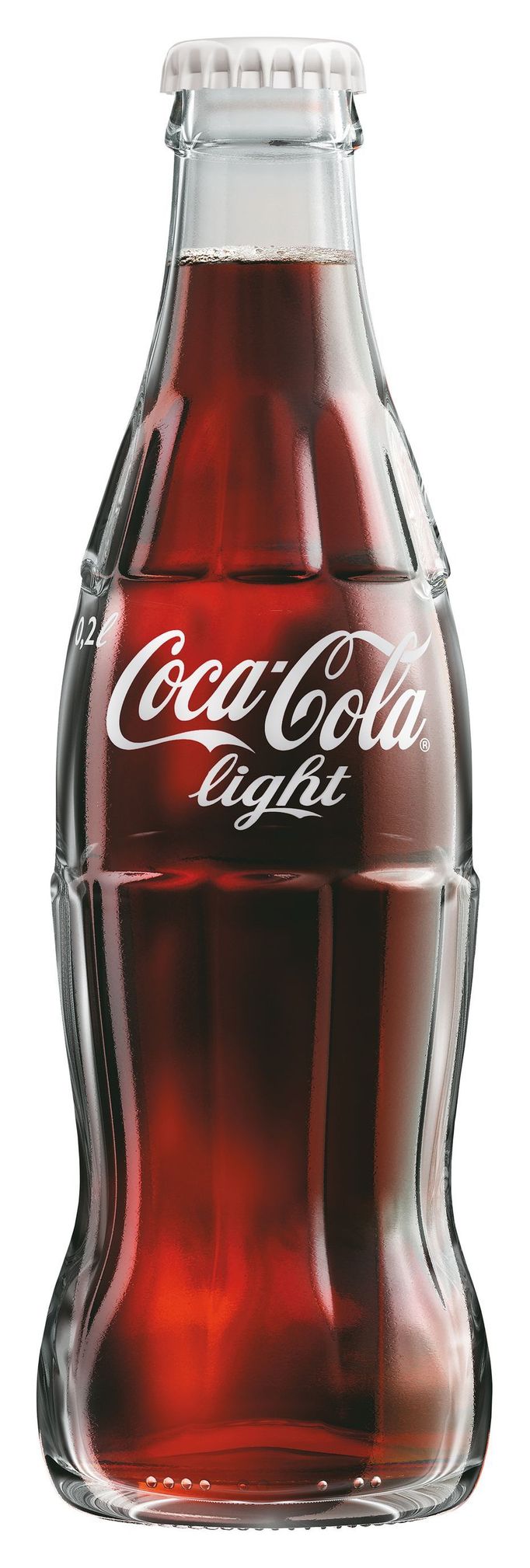 Starší verze lahve Coca-Cola s embosovaným logem - společnost již tyto lahve stáhla z prodeje.