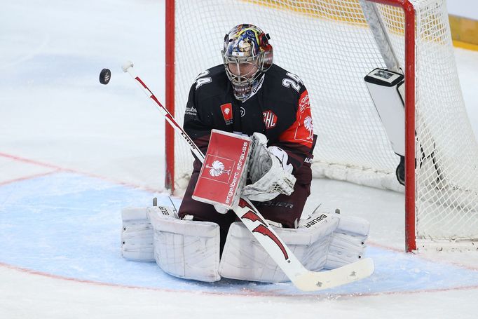 Semifinále LM: Sparta Praha - Växjö Lakers: Tomáš Pöpperle