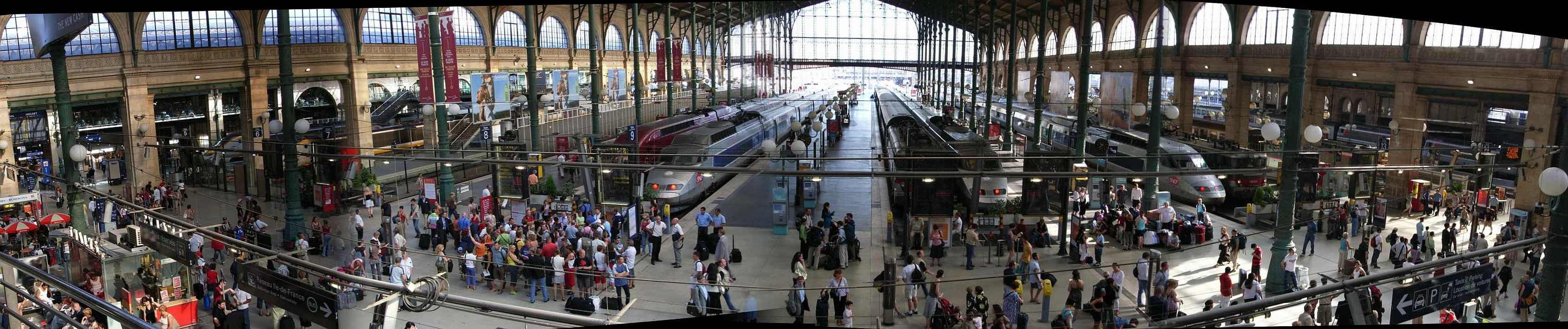 Paříž, nádraží Gare du Nord