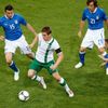 Euro 2012: Kevin Doyle, Andrea Barzagli, Andrea Pirlo a Claudio Marchisio v zápase Itálie - Irsko
