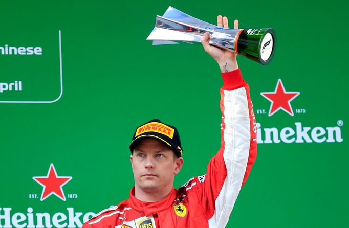 F1 VC Číny 2018: Kimi Räikkönen, Ferrari