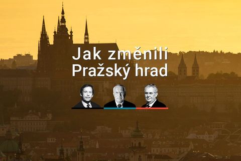 Grafika: Proměny Pražského hradu. Tak Havel, Klaus a Zeman přetvářeli sídlo prezidenta