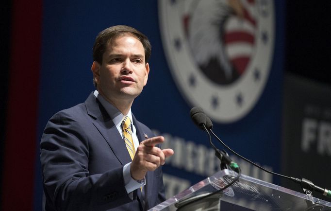 Republikánský senátor za Floridu a kandidát na prezidenta USA Marco Rubio.