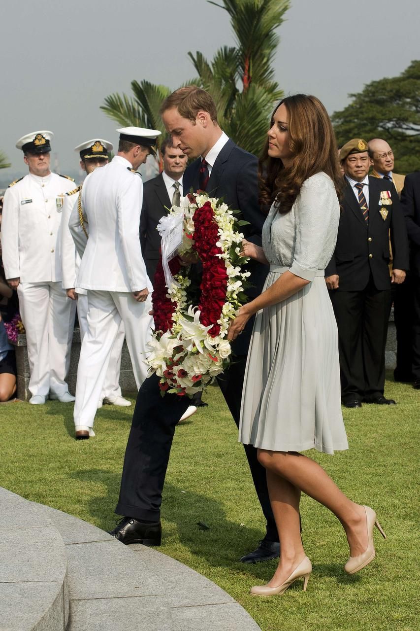 Kate a William na výletě v Singapuru