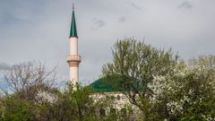 Mešita ve Vídni, Rakousko.