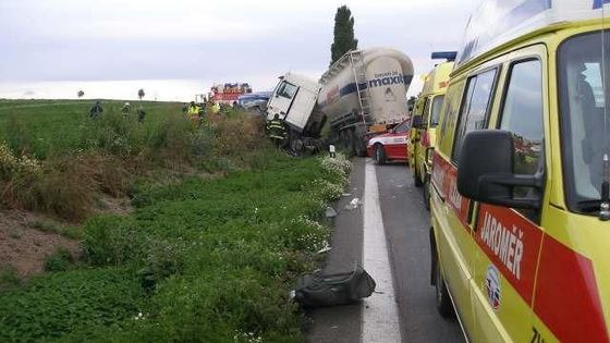 Nehoda u Holohlav na Královehradecku