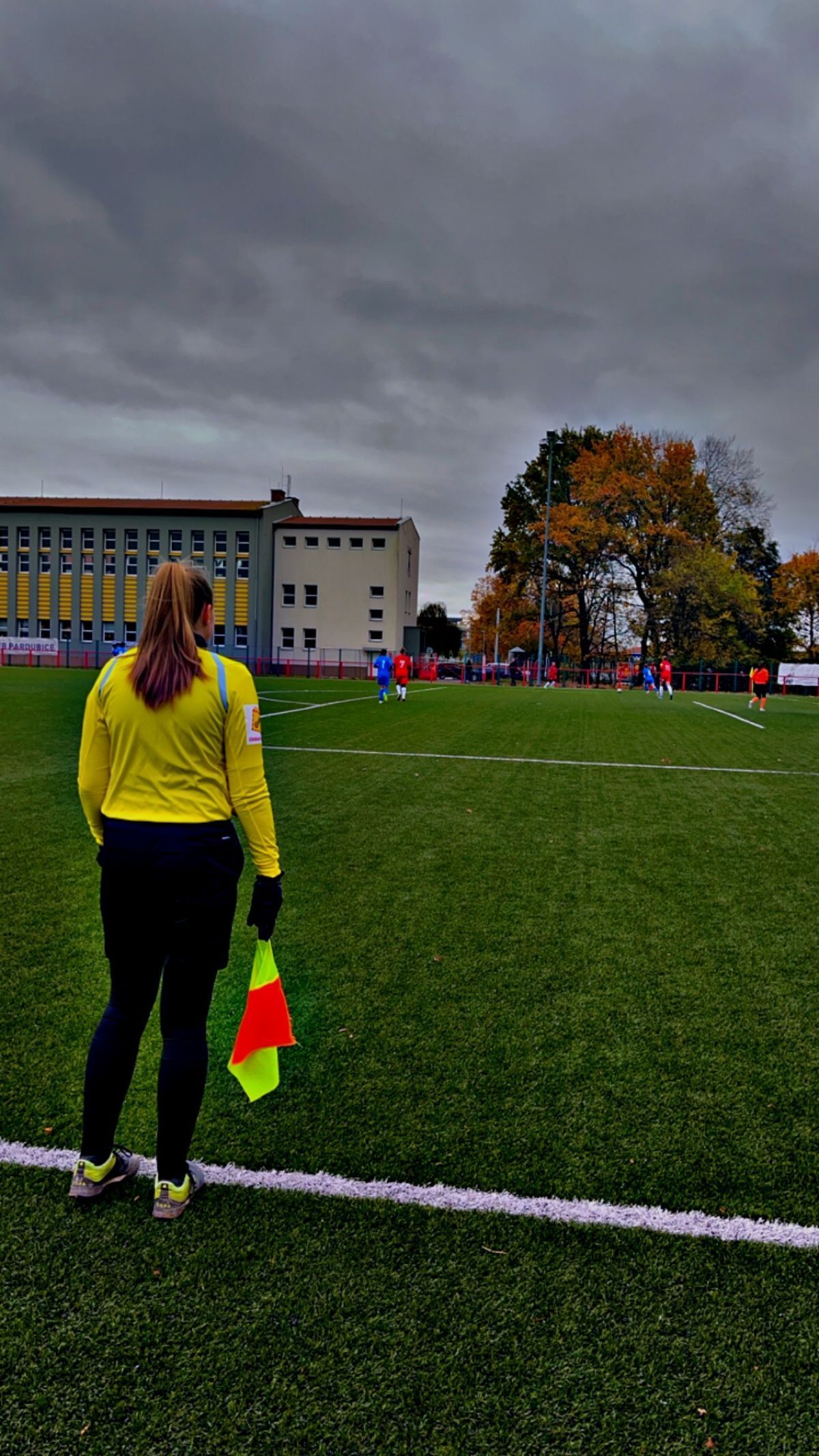 Fotbalová rozhodčí Kateřina Fraňková