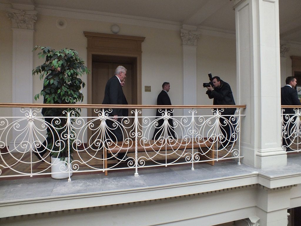 Návštěva Miloše Zemana v Brně