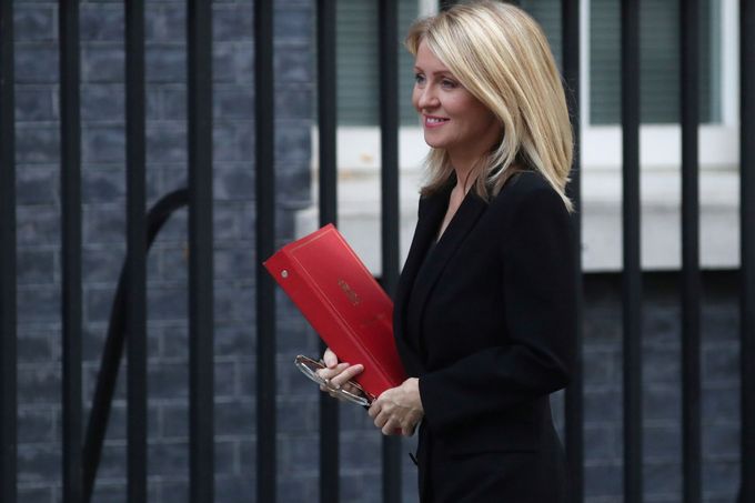 Esther McVey, kandidátka na předsedu britských konzervativců