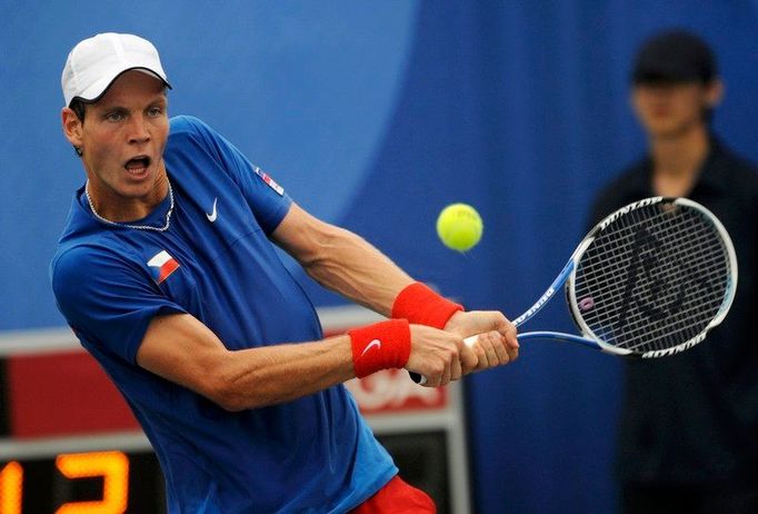 Tomáš Berdych začal olympijský turnaj skvěle.