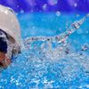 Pětibojař Ondřej Polívka v bazénu na olympijských hrách v Londýně
