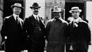 Indy 500 1911: zakladatelé Arthur Newby, Frank Wheeler, Carl Fisher a James Allison