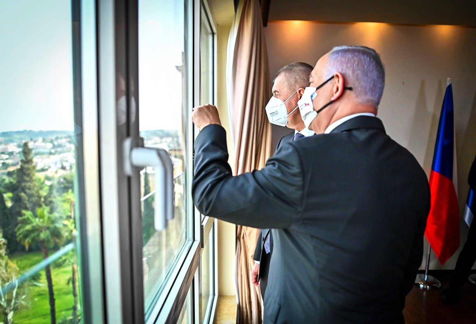 Čtvrteční schůzka Benjamina Netanjahua a Andreje Babiše v Jeruzalémě.