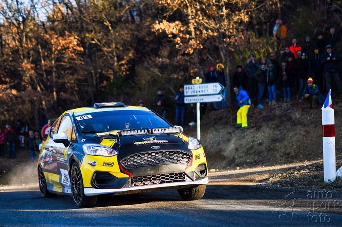 Jan Černý, Ford na trati Rallye Monte Carlo 2022