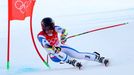 Tessa Worleyová v super-G na ZOH 2022 v Pekingu