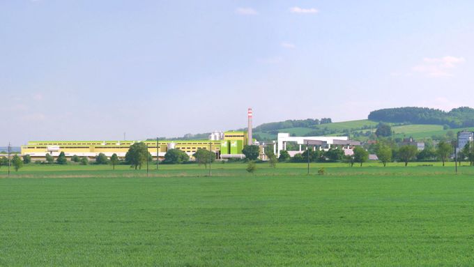 Průmyslová zóna v Zábřehu.