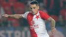 Nicolae Stanciu v zápase 16. kola Slavia - Teplice