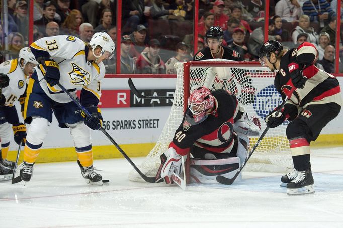 NHL:Nashville Predators at Ottawa Senators (Lehner, Wilson)