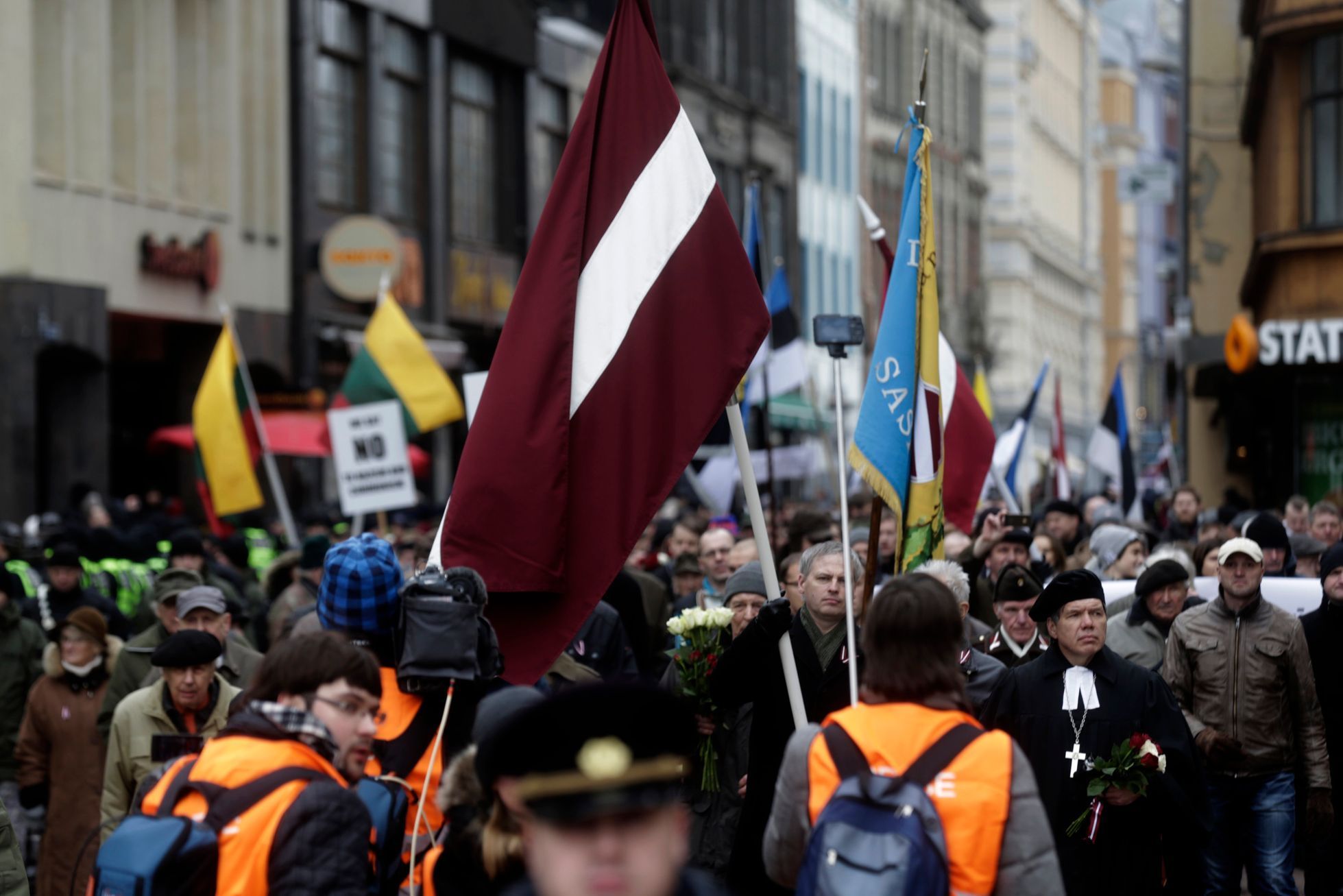 Riga, pochod veteránů SS