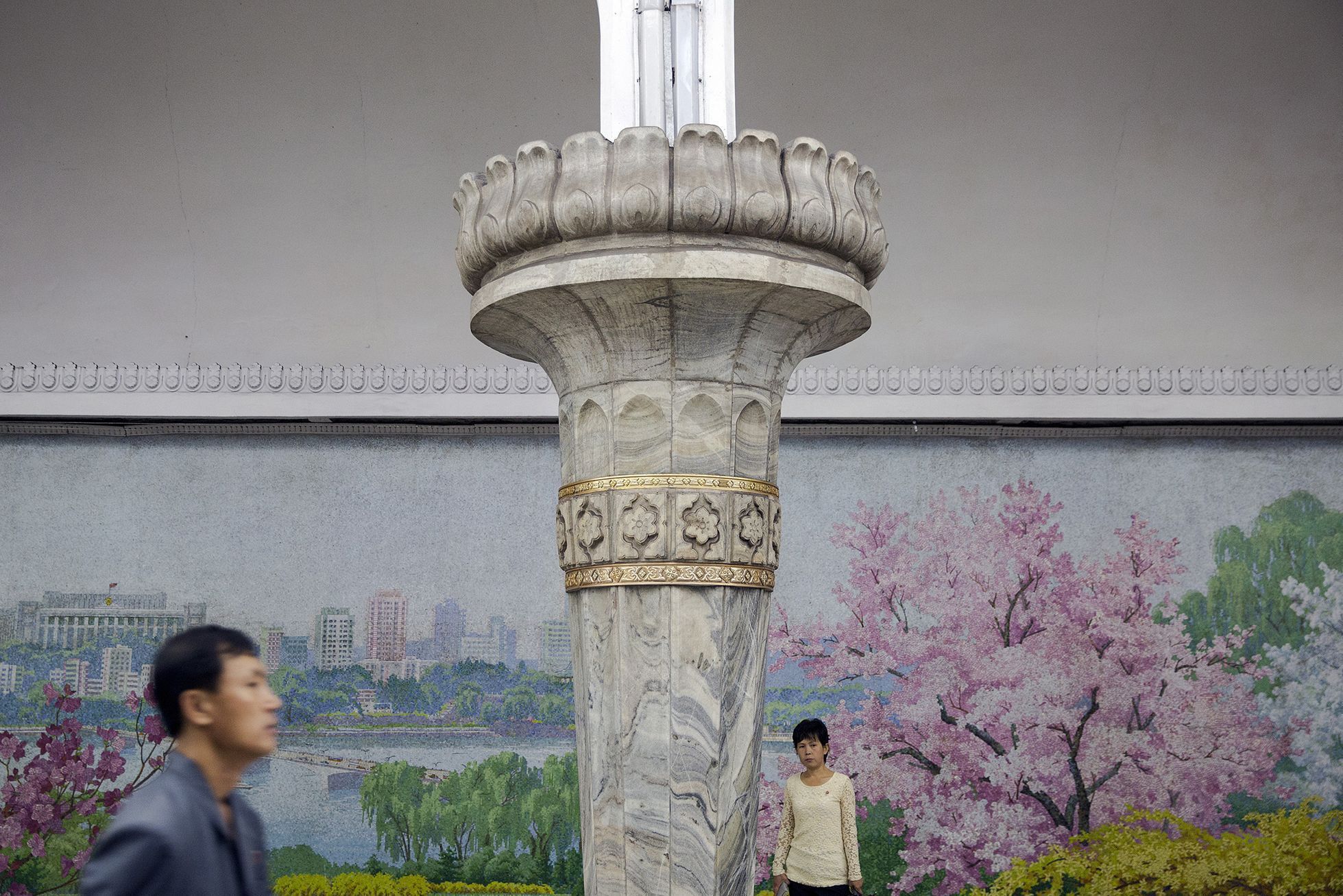 Fotogalerie / Tak vypadá metro v Severní Koreji / Reuters / 10